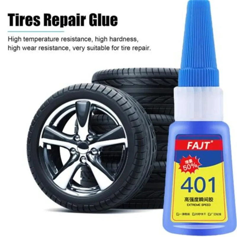 1-3pcs 401 Glue Car Motorcycle Tire Letter Sticker Glue 20g Permenant Tire Lettering Glues Car Styling Tools Decals Accessories