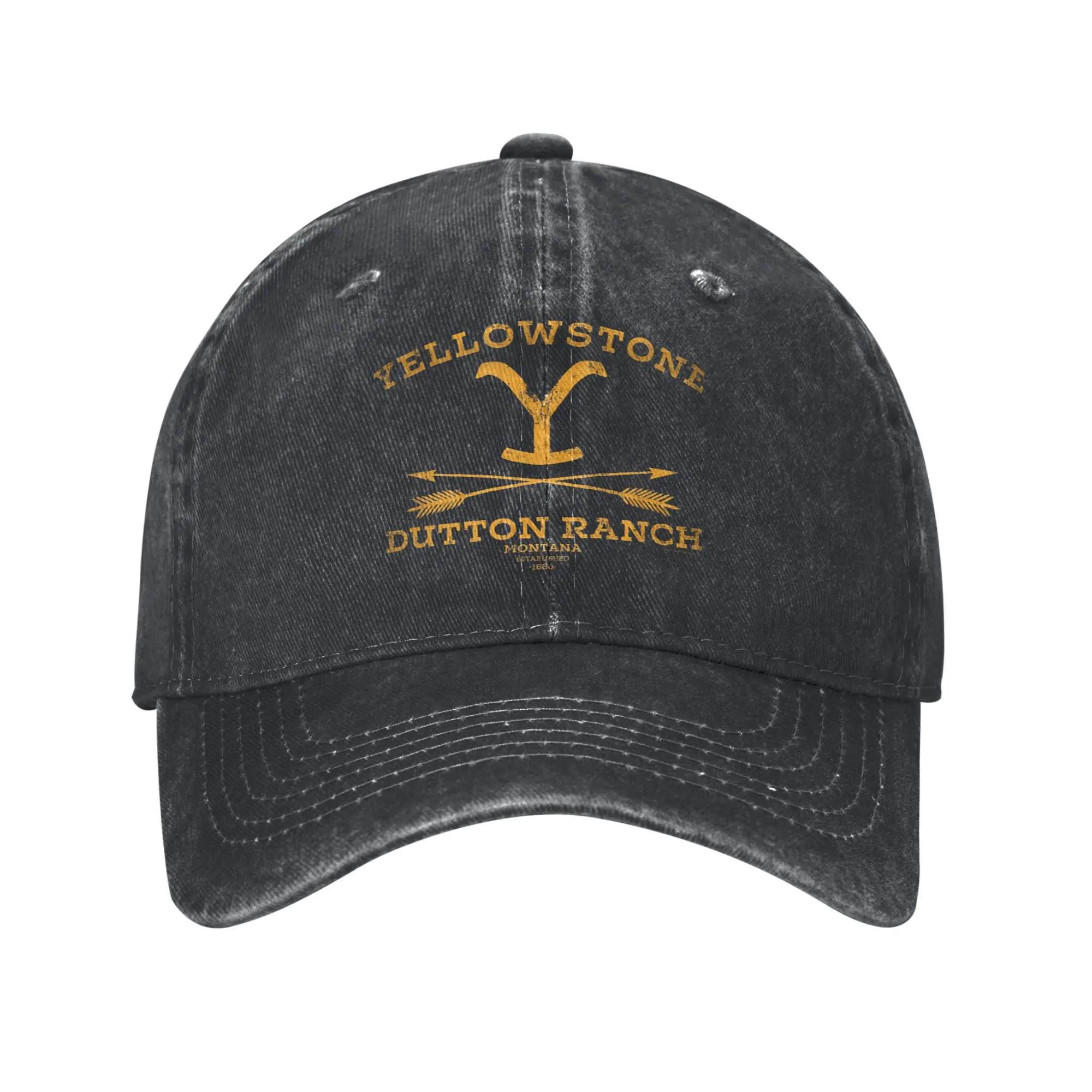 

Промытая бейсболка Yellowstone Dutton Ranch, летняя шляпа дальнобойщика для мужчин и взрослых, уличный стиль, уличная кепка для спортзала, солнцезащитная кепка Snapback