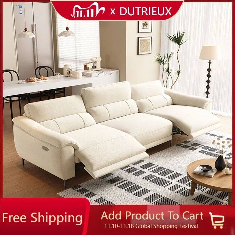 

Electric Sleeping White Sofas Modern Wood Relax Sofa Recliner Living Room Lazy Floor Designer Divani Da Soggiorno Home Furniture