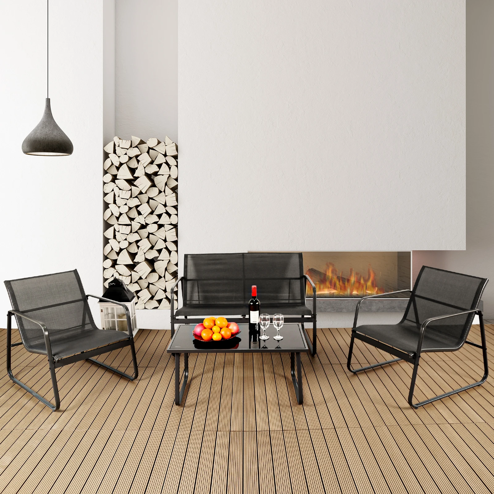 JHK Outdoor Patio Furniture 4 - Outdoor Furniture On Sale 评论和价格