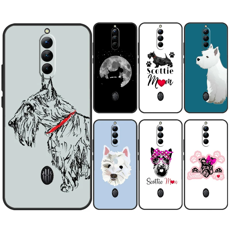 Westie Scottie Scottish Terrier Case For ZTE Nubia Red Magic 9 Pro Plus Red Magic 8 8S Pro Plus 6 7 6S 7S 5G 5S 6R Cover