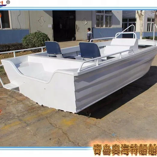 Perszijde Console 4.5M/15ft Aluminium Boot Roeiboot Voor Vissen