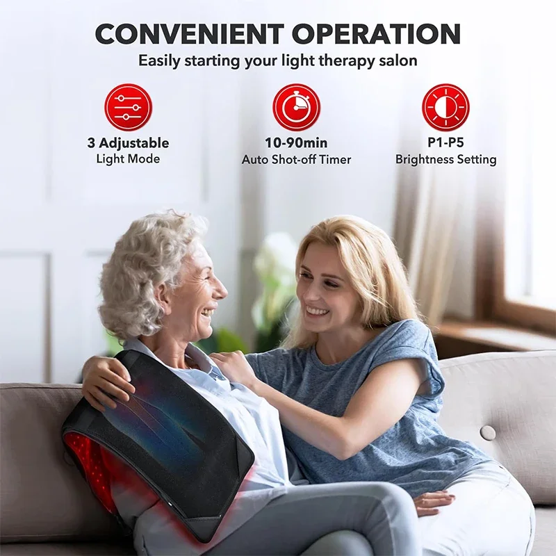 

360 LED Red Infrared Light Therapy Mat Professional Home Use Pad for Effective Relief from Sciatica, Arthritis and Muscle Spasms