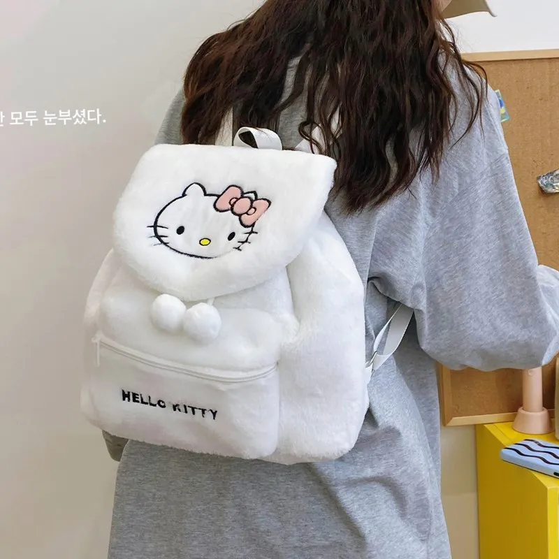 Sanrio Kawaii Pochacco My Melody Cute Handbag Kuromi High Quality Cartoon Hello Kitty Fashion Pink Sweet Backpack Series Gifts