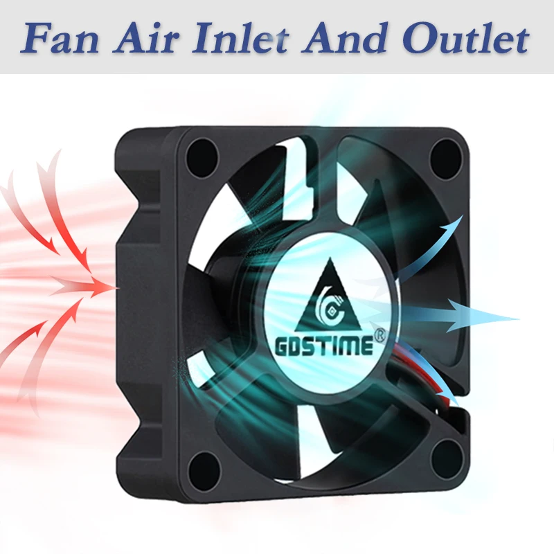 Gdstime 30mm 5V 8.4V 12V 24V Fan 3010 2Pin JST Dupont Cooler 3CM 30x30x10mm Mini DC Brushless Dual Ball Bearing Cooling Fan