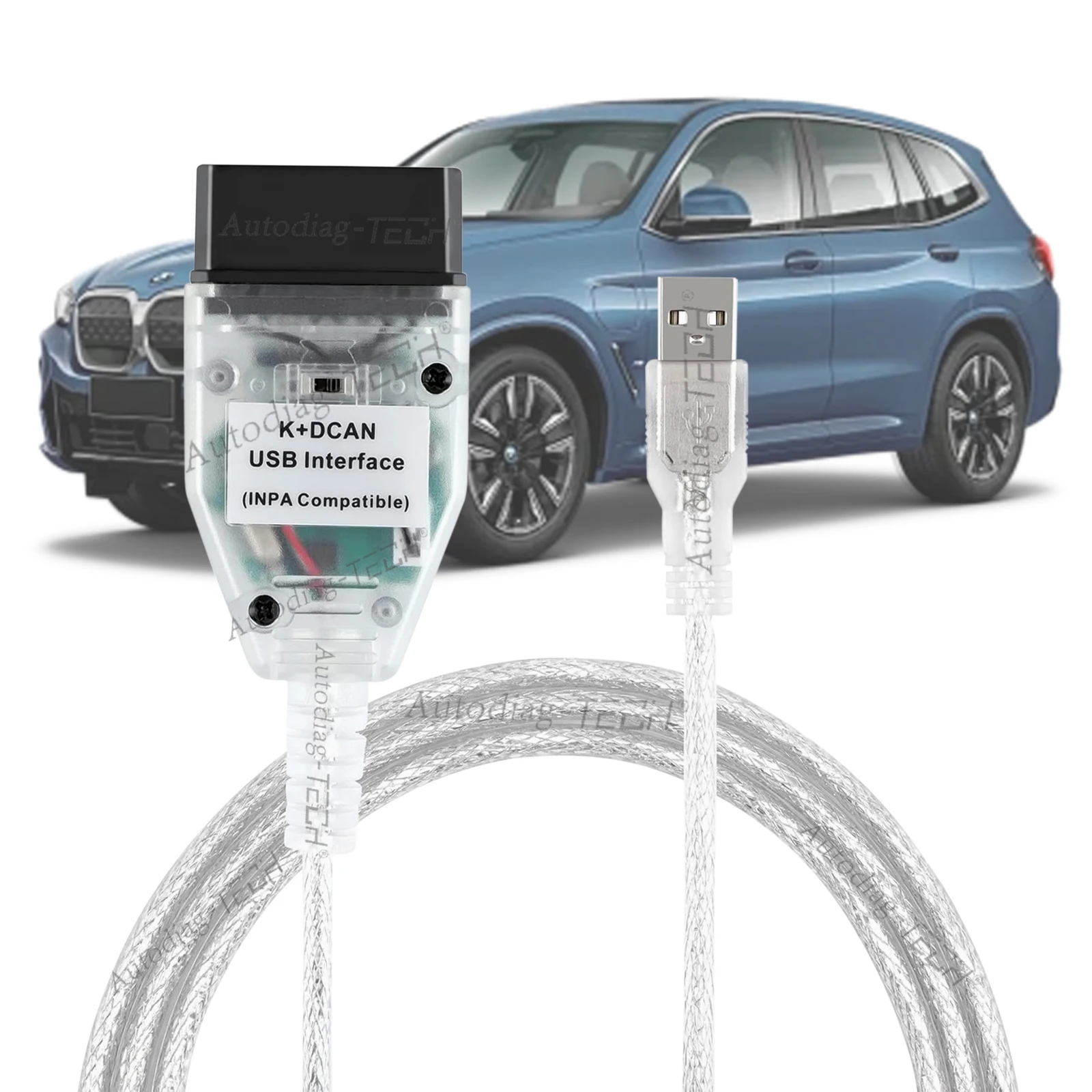 K DCAN диагностический кабель для BMW, совместимый INPA USB интерфейс с переключателем, оригинальный FT232RL NCS кодирование WinFP Tool32 программирование