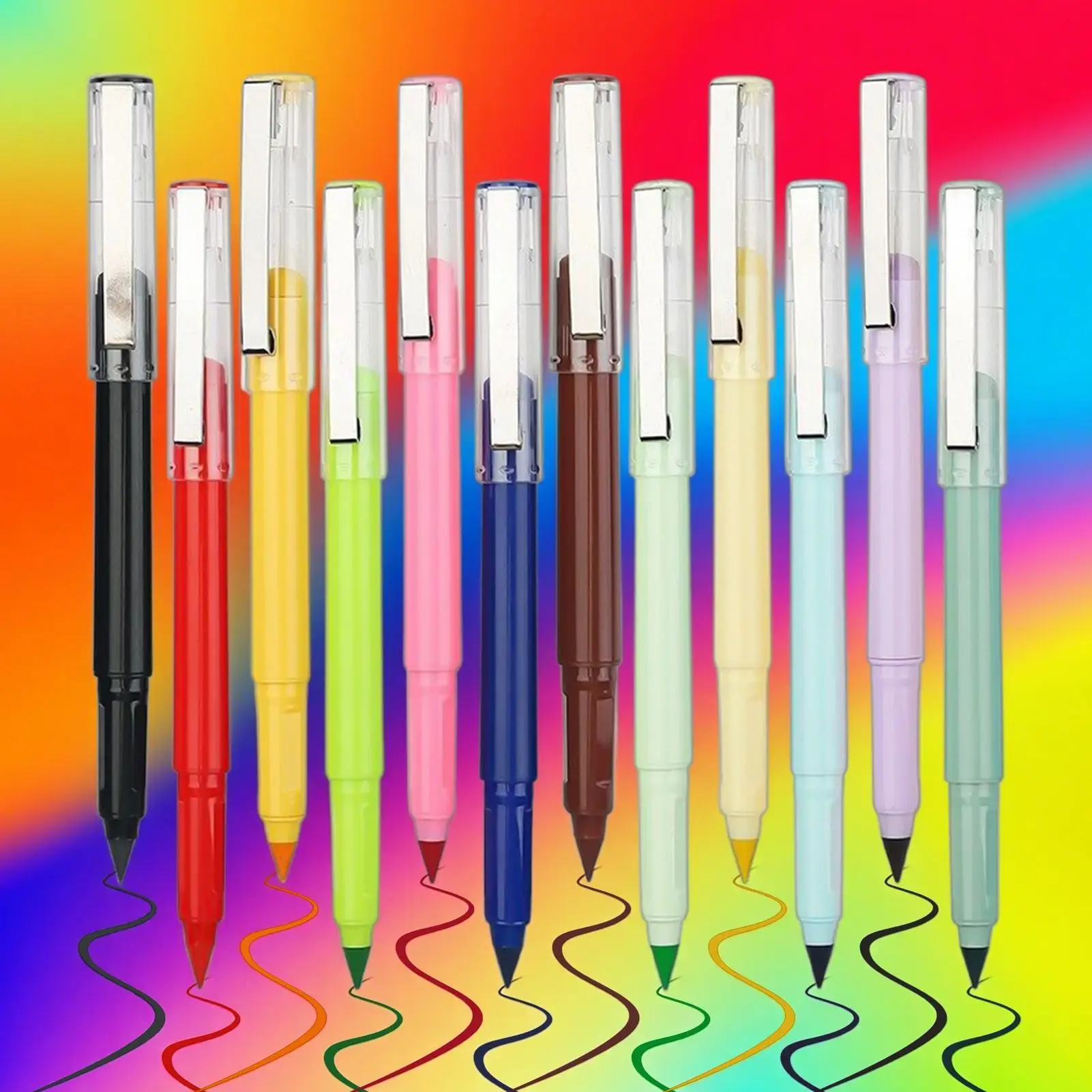 

Everlasting Pencil Inkless Everlasting Pencil 12 Piece Forever Writing Sketching Tool No Need Sharpened for Home Office School