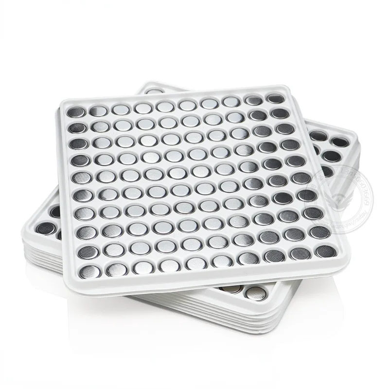 Batería de litio y manganeso con Control remoto, pila de botón de juguete de Protección Ambiental, reloj de regalo luminoso, CR1220, 3V, 100 Uds.