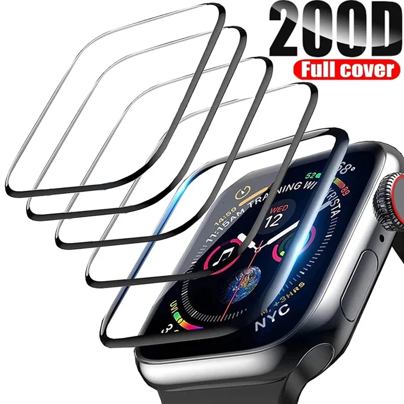 Protective film for Apple Watch Ultra 1 2 49mm Full Cover Screen Protector for Series 9 8 7 se 6 5 45mm 41mm 44mm 40mm 42mm 38mm