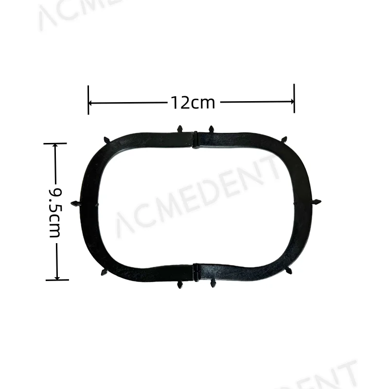 

Dental Foldable Frame Rubber Dam Sheets X-Ray Carbon Film Black Autoclaved 134℃