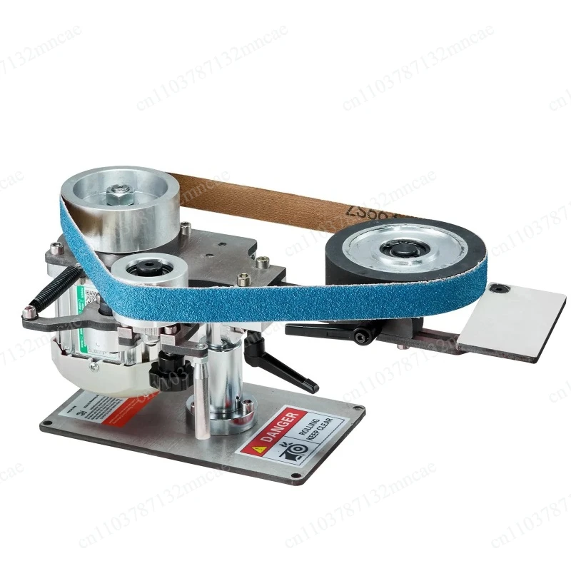 Belt Grinder Sander, 30 x 1-Inch Variable Speed Belt Polisher with VFD, 550W Polishing Grinding Machine for Metalworking