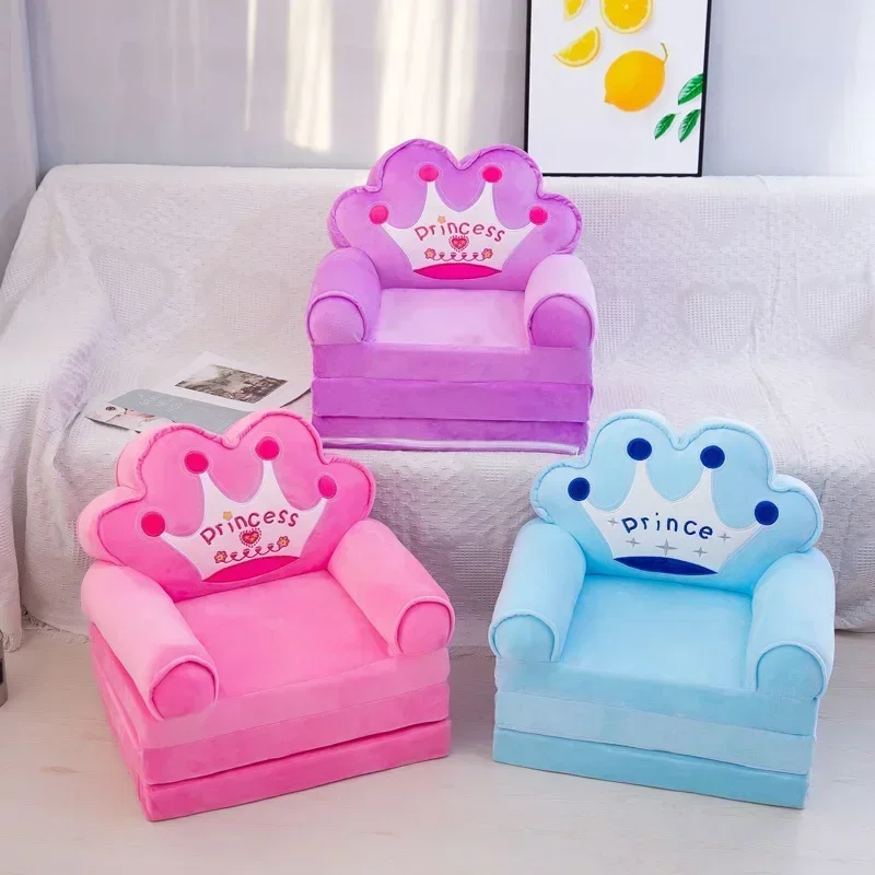 Chuangyi Various Children's Multi-layer Folding Plush Cartoon Sofa Kindergarten Baby Chair Gift Plush Miniso Christmas Present