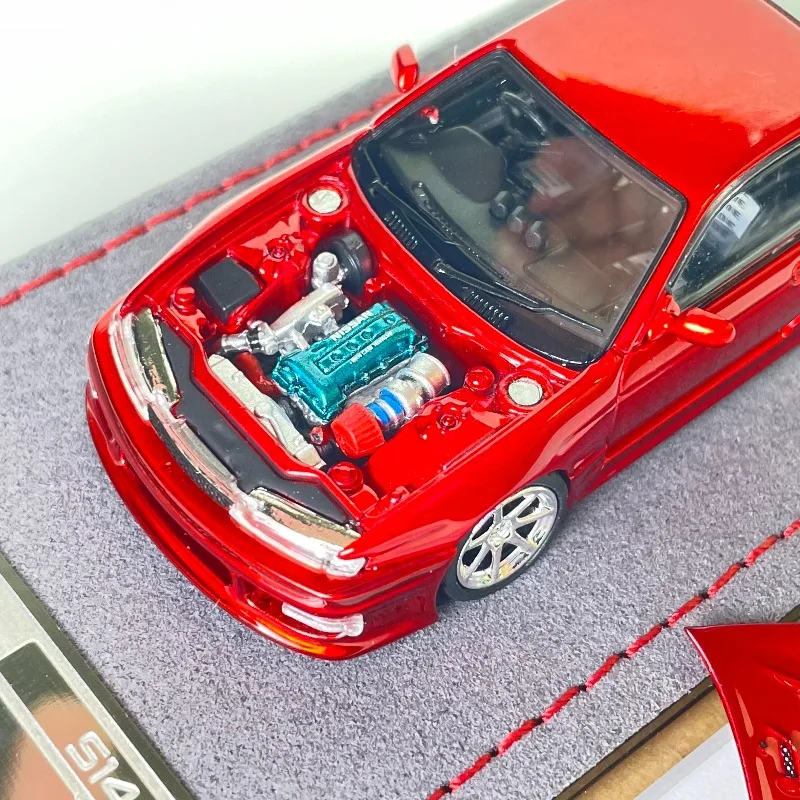 Mortal Model 1/64 S14 240SX KOUKI HEC 2026 Alloy Motor Vehicle