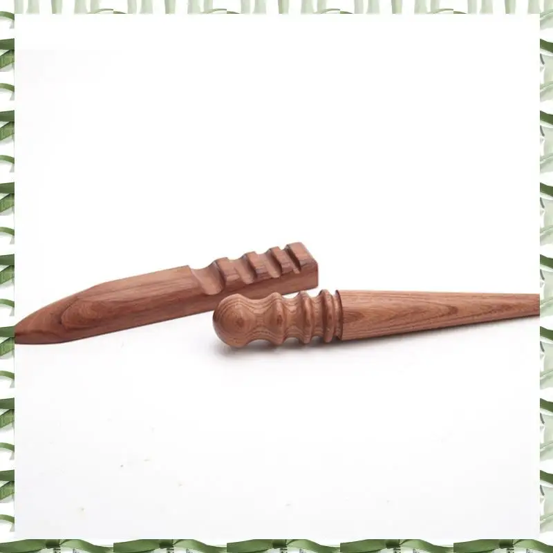 1 مجموعة خشب الصندل طحن قضيب DIY أدوات جلدية معالجة الجلود طحن حافة أداة تجليخ