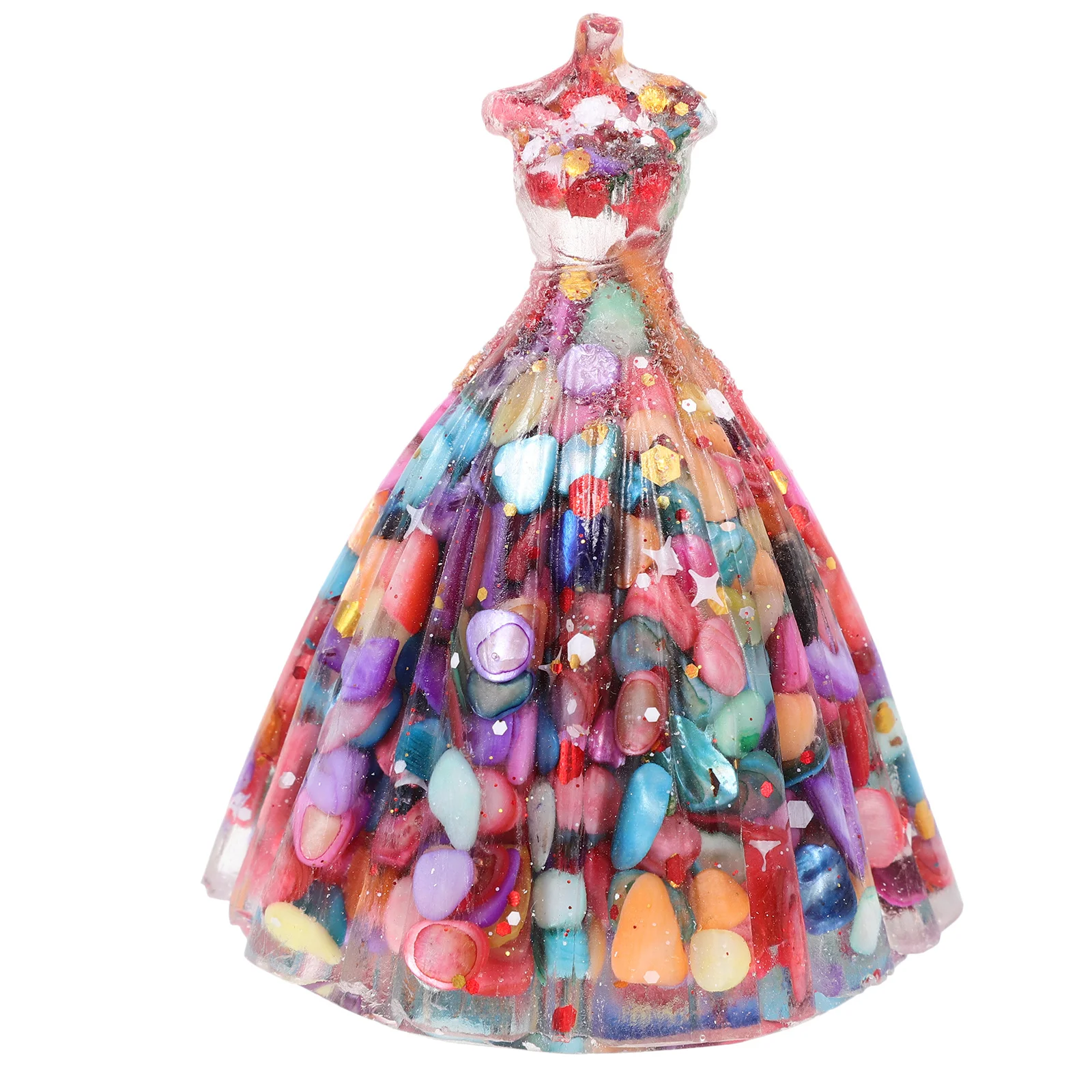 

Crystal Chip Wedding Resin Craft Creative Desktop Ornament Home Artware Valentine Wedding Gift Creative Resin Craft