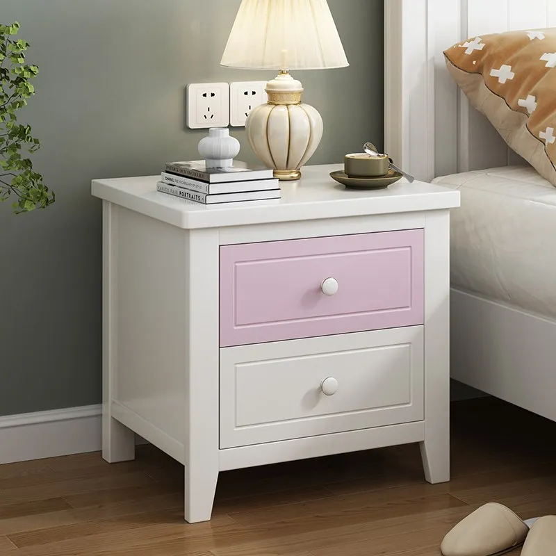 Wood China Bedside Table Bedroom Mobile Low Decor Cheap Nightstand Filing Cabinets Luxury Storage Criado Mudo Salon Furniture