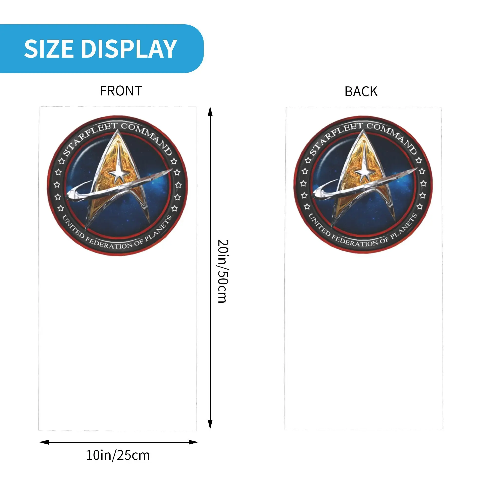 ستار تريكس الخيال العلمي المسلسلات التلفزيونية باندانا غطاء الرقبة المطبوعة الوجه وشاح دافئ بالاكلافا المشي لمسافات طويلة الصيد للجنسين الكبار كل موسم