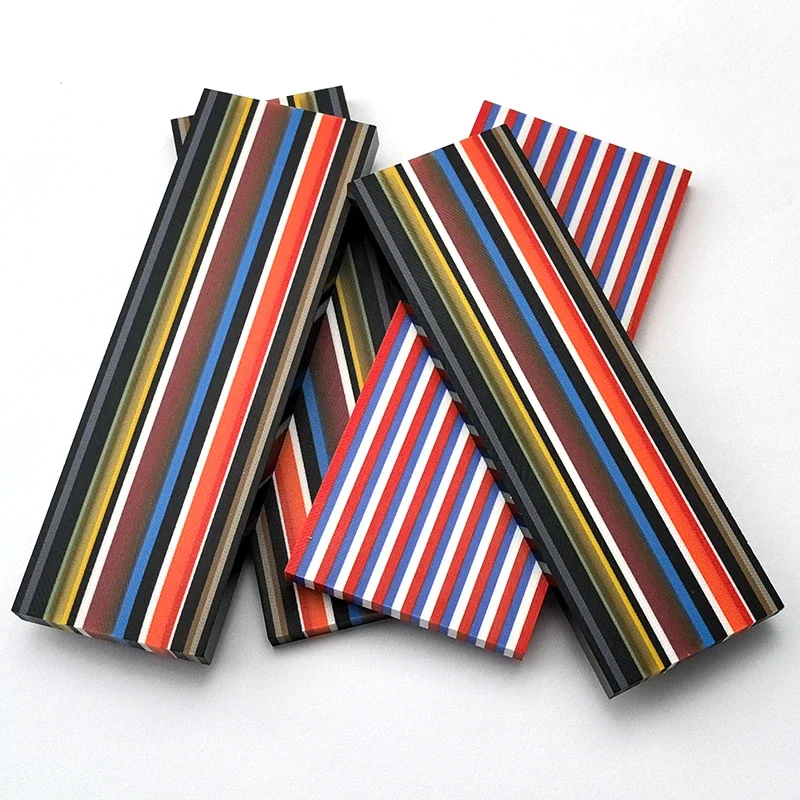 موازين مقبض السكين من مادة G10 (نمط الحلوى ونمط العلم الوطني) - لصنع مقبض السكين المحلي بنفسك #2