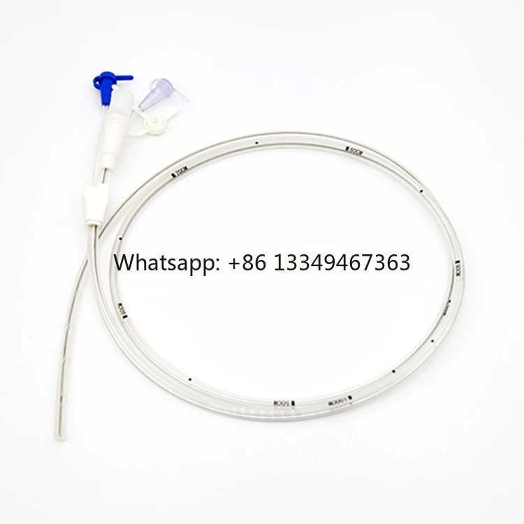 High Medical Grade Silicone Enteral Nutritional Polyurethane Tube Naso Gastric Feeding Tubes
