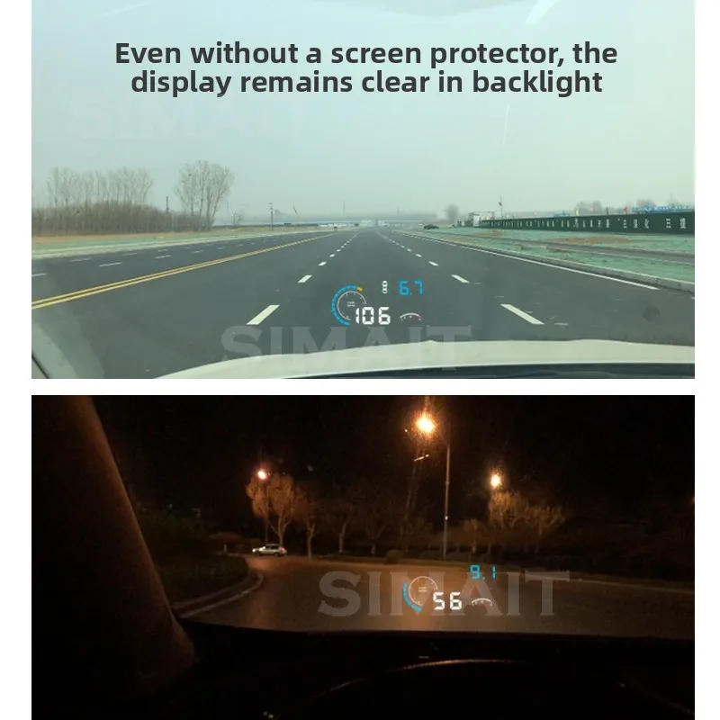 Car HUD Head-Up Display OBD Speed Projector Universal Multi-Function