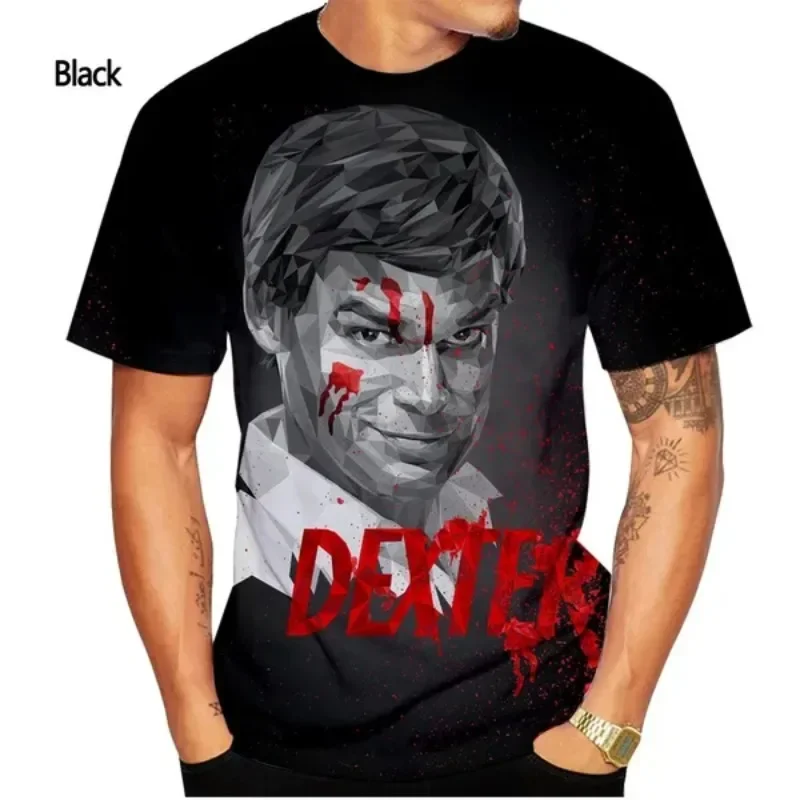 Men's and Women's Short-sleeved Printed T Shirt Dexter 3D Printed T-shirt Cosplay Men's Clothing Haikyuu T-shirt for Men Tee