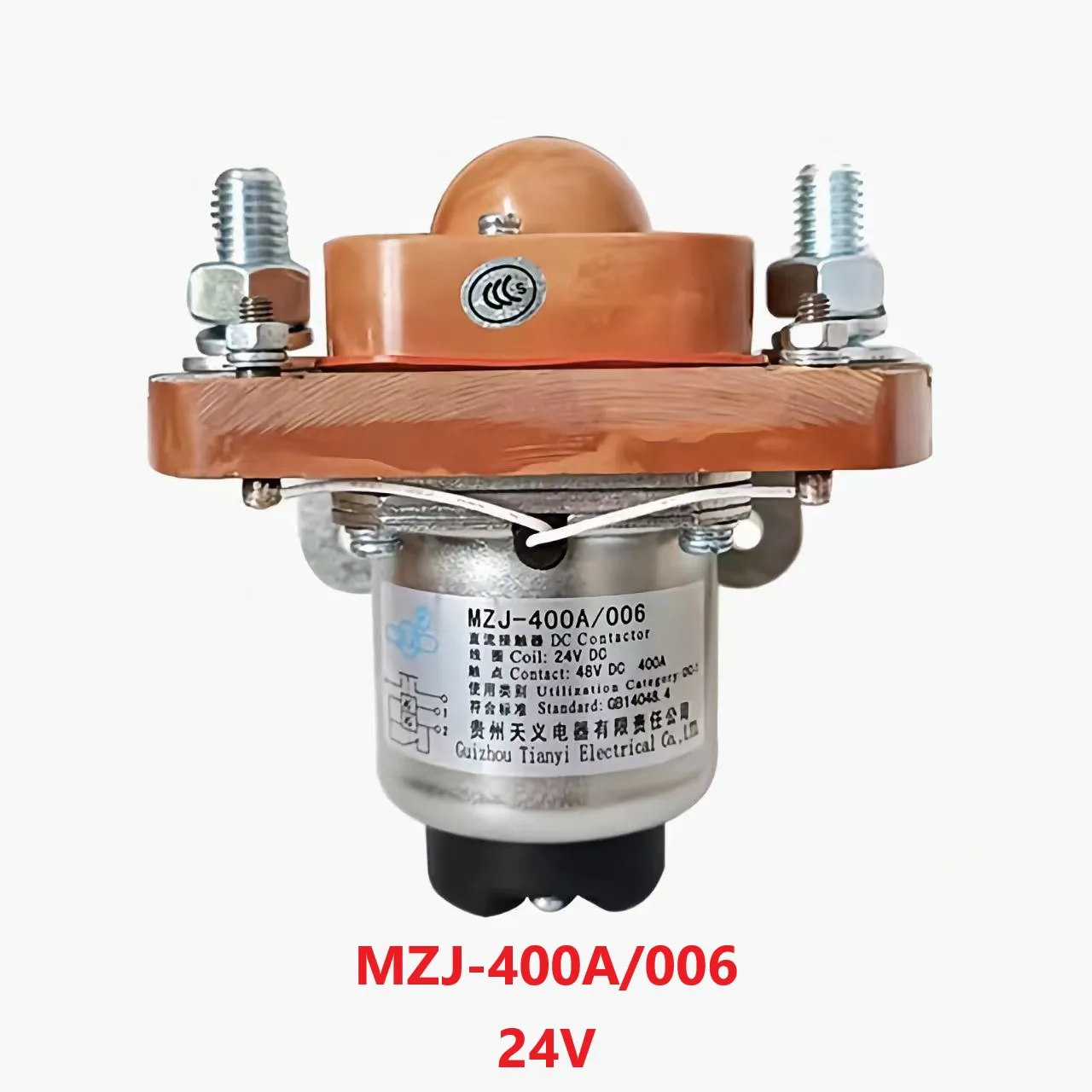 Crane excavator roller loader, car Guizhou Tianyi DC contactor relay MZJ-400A/006 MZJ-600A/006 JCC200/1C24 12V 24V power relay