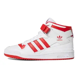 Adidas Forum Mid Cloud White Vivid Red Sneakers shoes GY5819