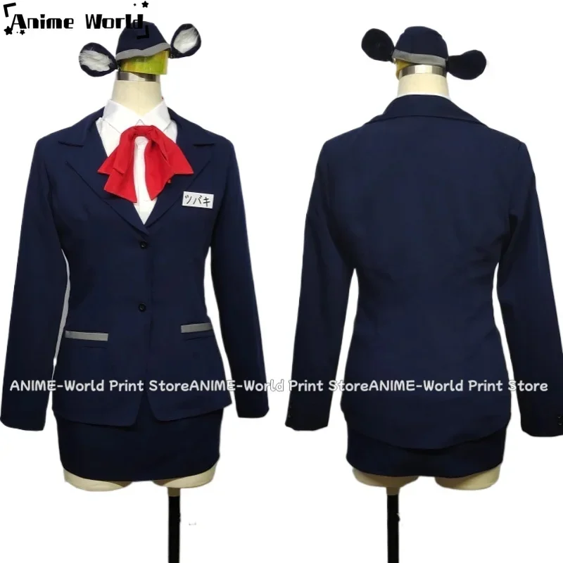 

《Custom Size》Game Blue Archive Kasuga Tsubaki Cosplay Costume Halloween Carnival Party Role Play Outfit