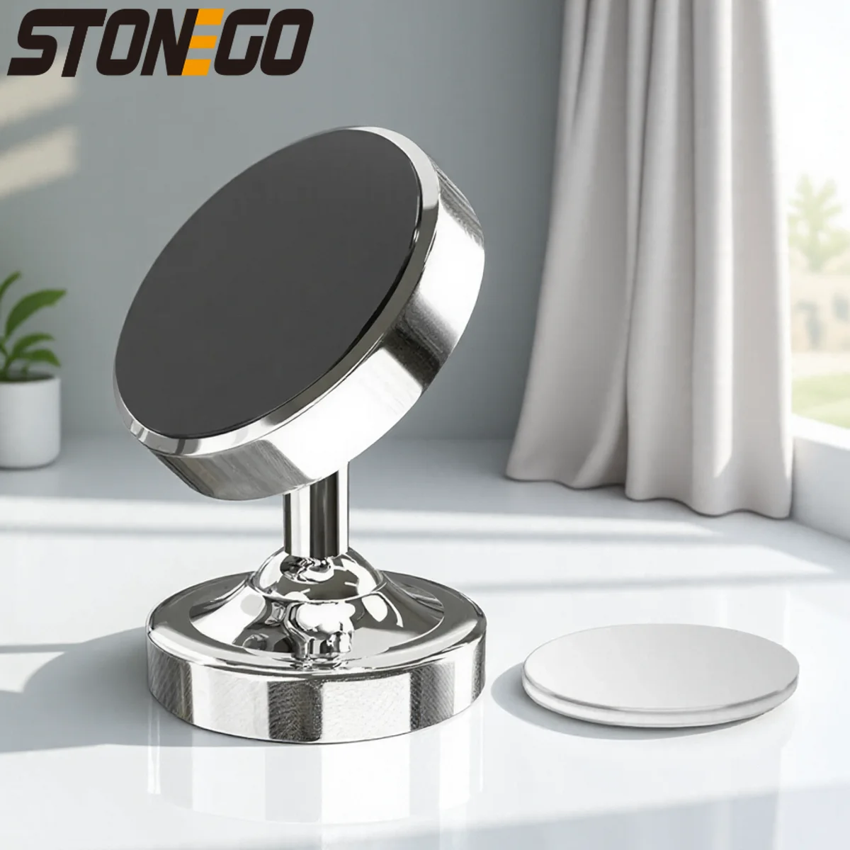 

Universal Strong Magnetic 360 Rotation Adjustable Car Phone Mount Navigation Holder Accessories
