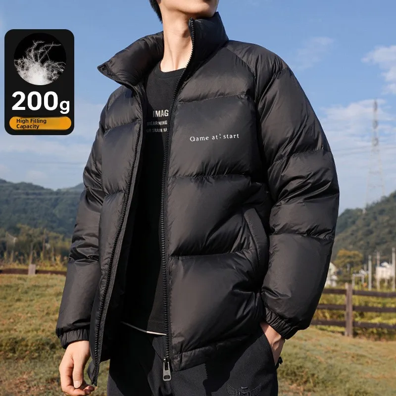 

Мужская зимняя куртка Bla Gold Bread Down Jaet: высококачественная, утепленная, для активного отдыха, устойчивая к холоду, из полиэфирного волокна, обновленная модель