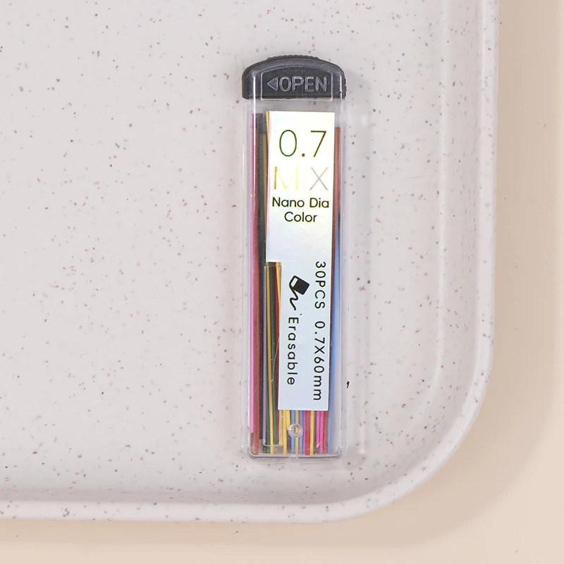 0.7mm Colored Automatic Lead Refill HB Graphite Lead Art Sketch Painting Pencil Leads Stationery