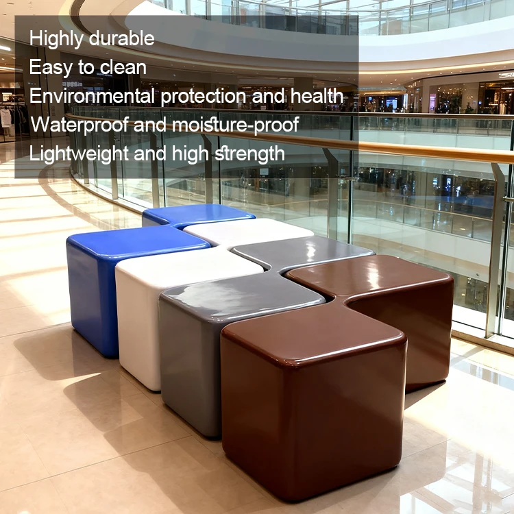 Customized Fiberglass Products Modern Soft Play Small Stools And Sofa Covers Multifunctional Play Space For Children's Hospitals