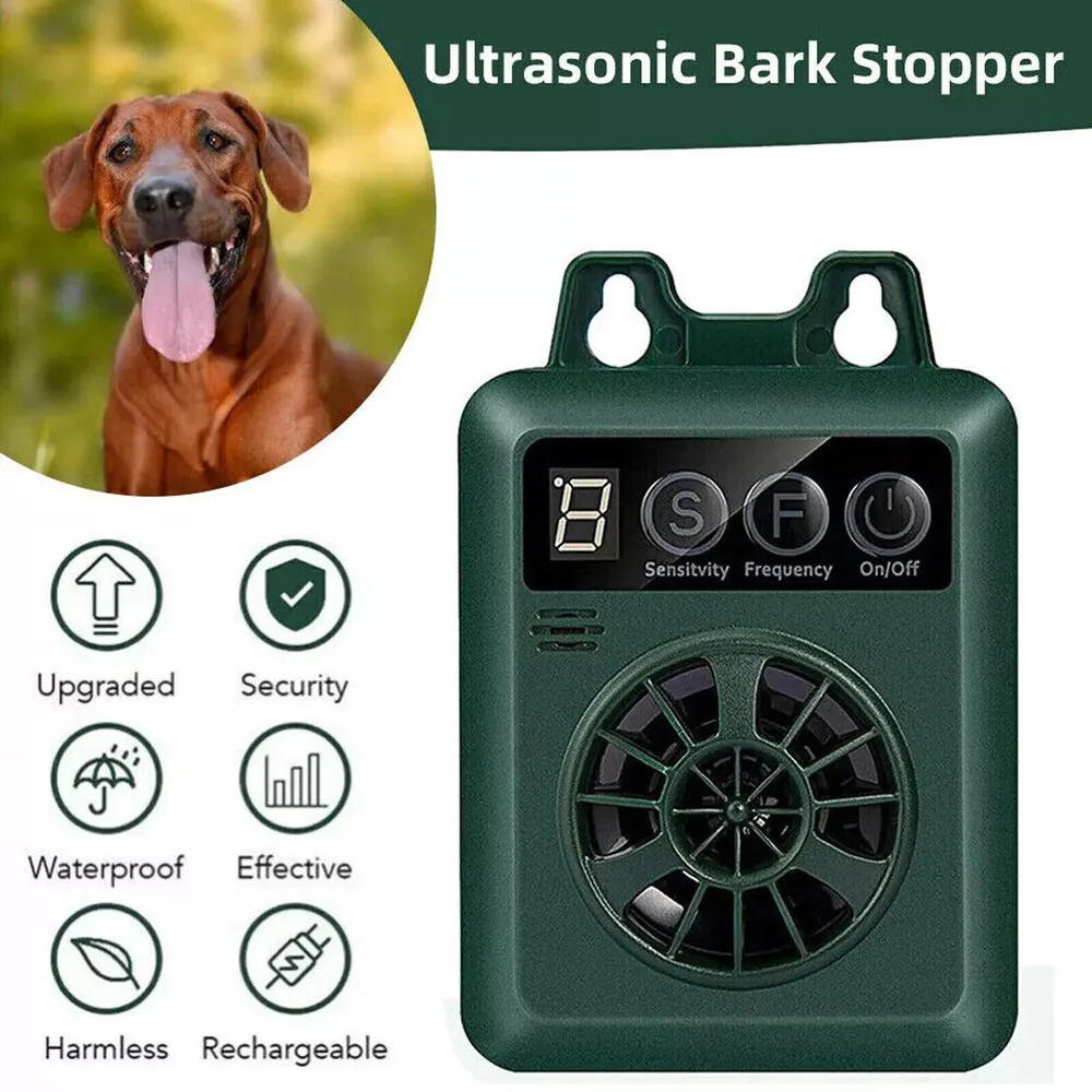 Pet Dog Device Ultrasonic Anti Barking Deterrent Bark Control Silencer