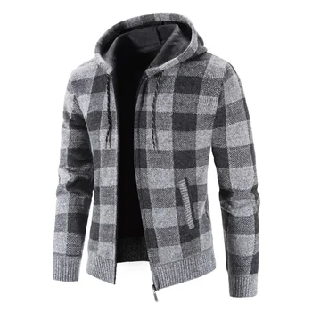LEGIBLE 2025 Men's Sweaters Autumn Winter Wool Zipper Cardigan Sweaters Man Casual Knitwear Sweatercoat Male 4