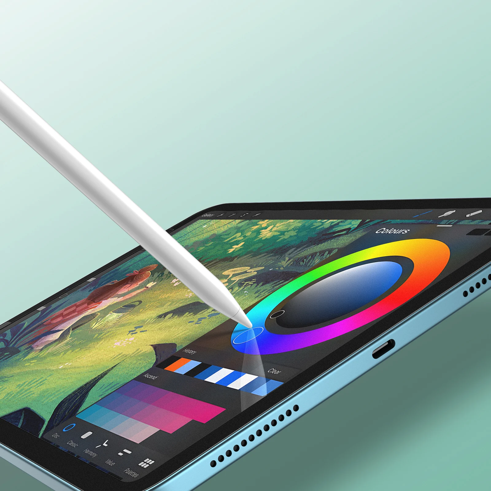 

DUX DUCIS съемная круглая бумага для использования, как пленка для iPad Air 4, 10,9 дюйма, моющаяся, стабильная, без керлинговых краев, защитная пленка для экрана