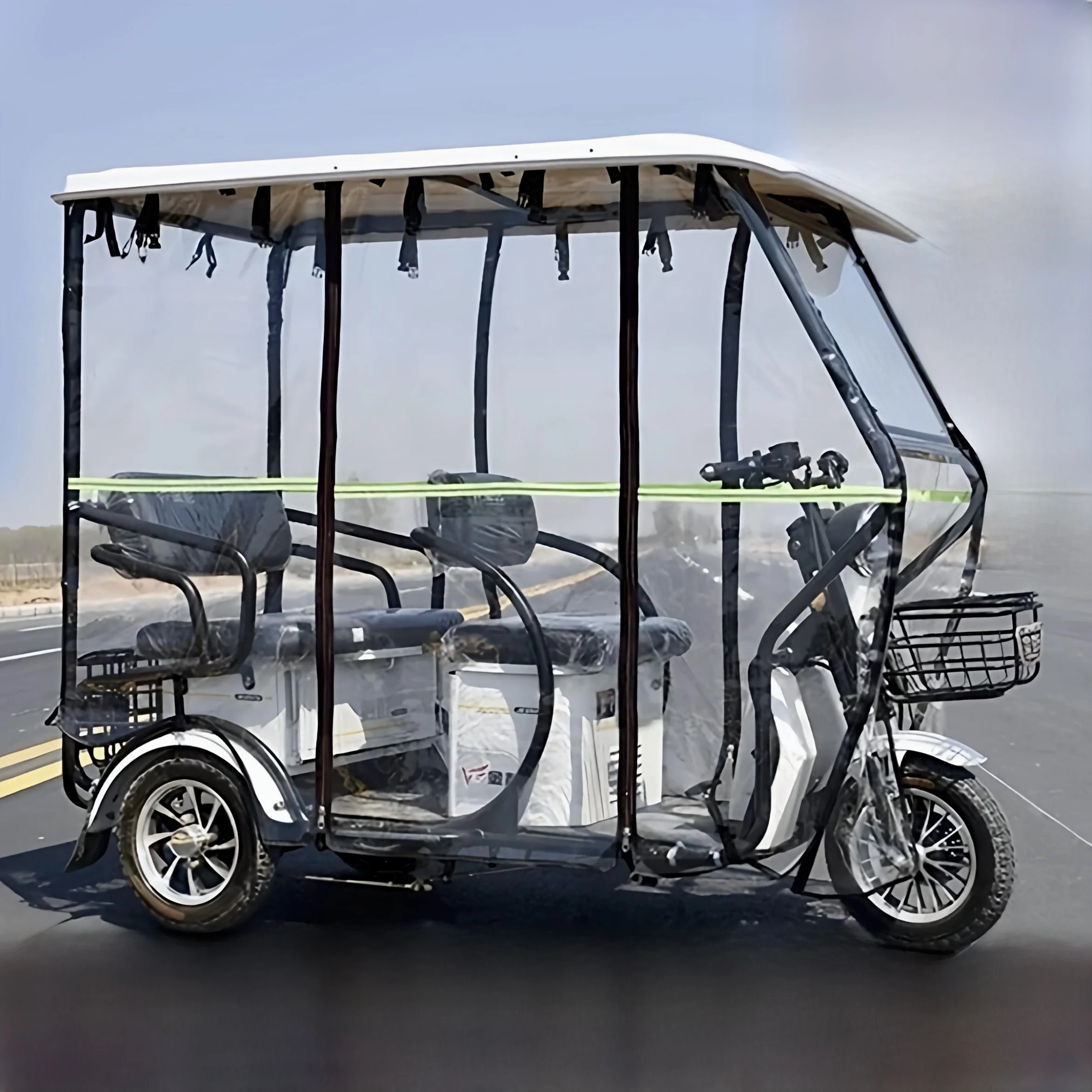 

Утолщенный прозрачный тент для трехколесного велосипеда/трайка, уличный, водонепроницаемый, портативный, для отдыха, палатка для трехколесного транспортного средства