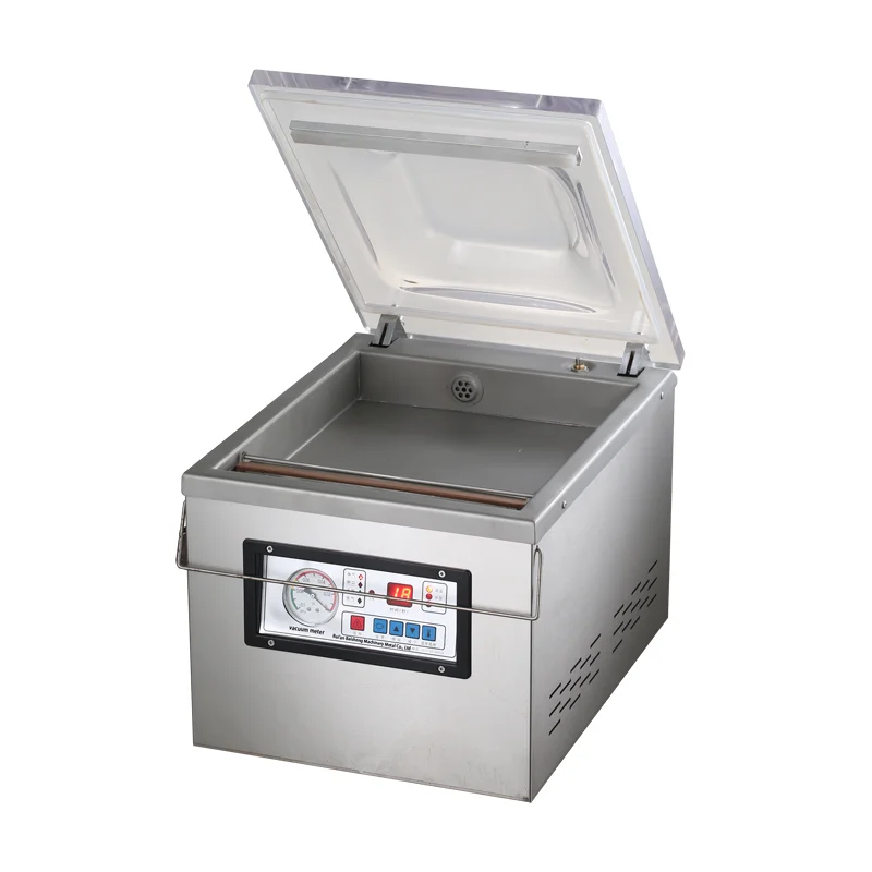 DZ300 Automatic Desktop Single Chamber Nitrogen Flushing Meat Vacuum Packaging Machine