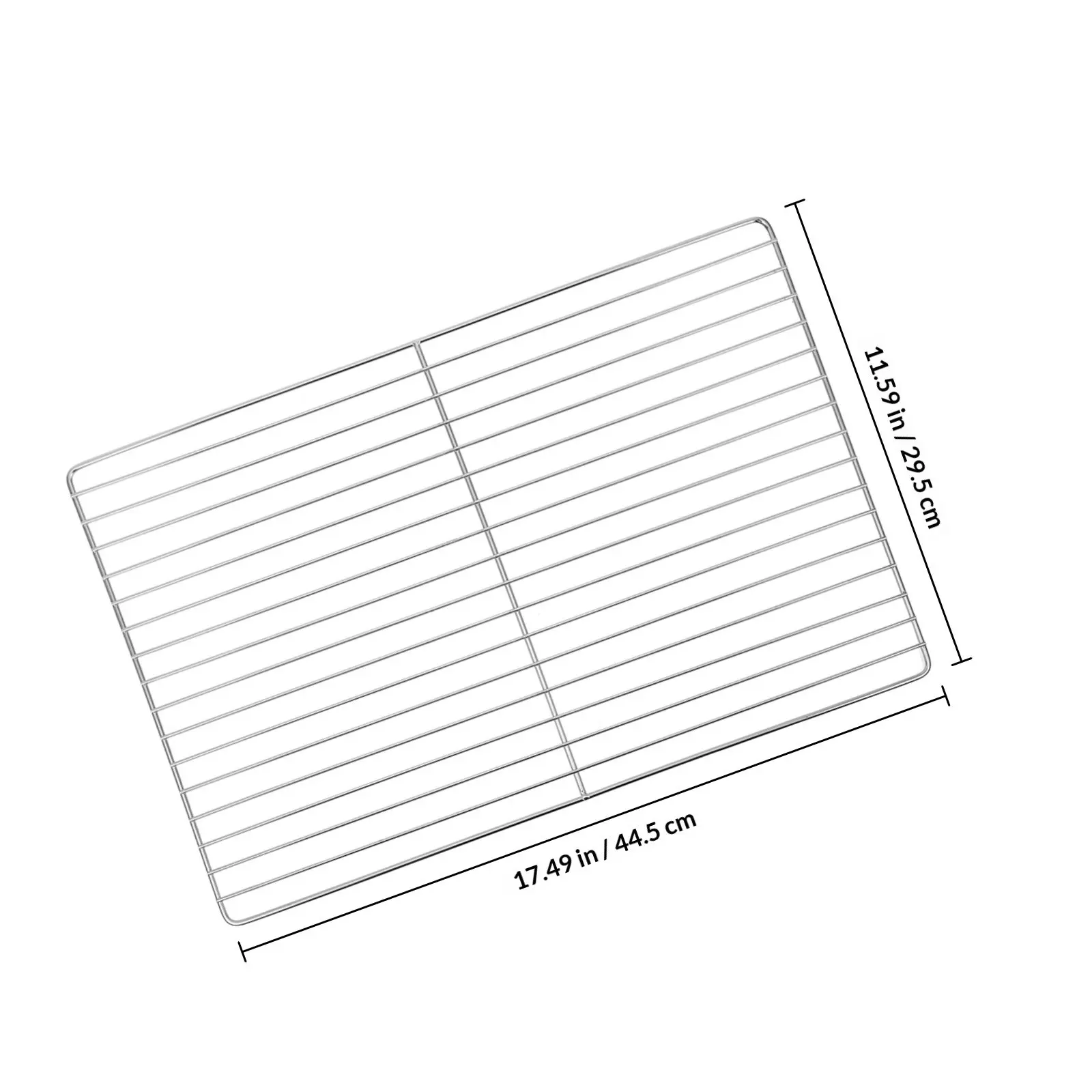 Stainless Steel Outdoor Bbq Grill Grid Cooking Grate 3Mm Bar Spacing Heat Retention Non-Stick Barbecue Grill for Camping Party