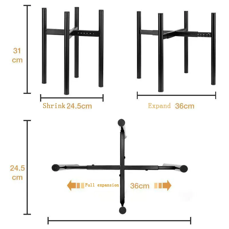 Nordic Iron Flower Rack Indoor wine glass shape Flower Rack Modern Simple Golden Flower Pot Creative Flower Table