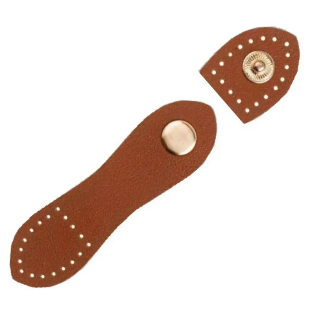 أزرار حقيبة جلدية مصنوعة يدويًا ، مشبك سهل الاستخدام ، إكسسوارات حقيبة متينة ، حزمة بطاقات ، موضة