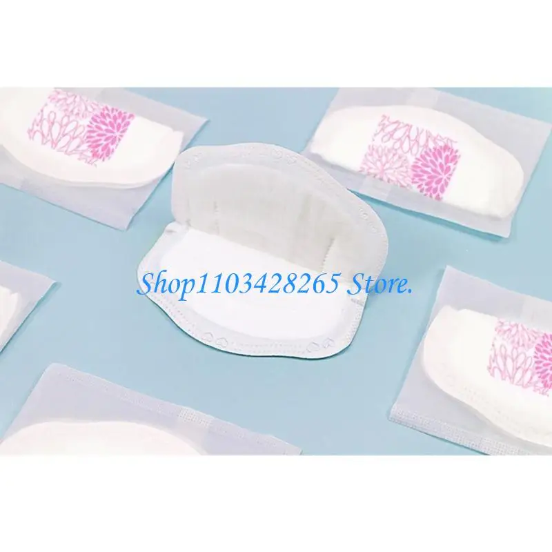 100pcs/팩 어머니를위한 100pcs/pack 일회용 간호 패드 고 흡수성 소프트 및 통기성 모유 수유 우유 보호 패드 G2TE