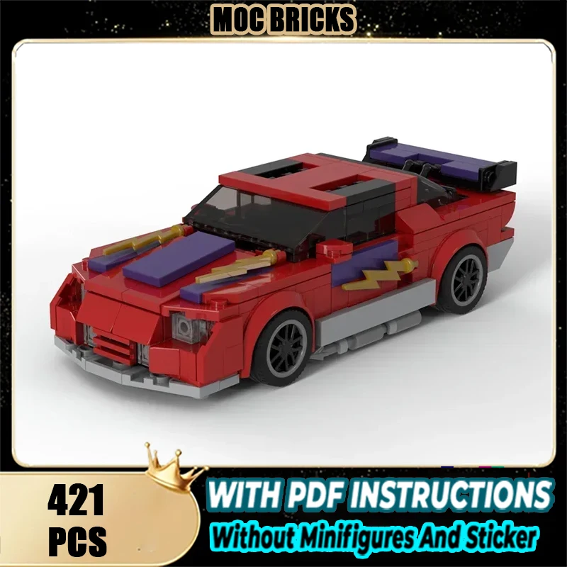 

Champion Speed Cars Moc Building Blocks Super Sports Car Model Bricks DIY Assembly Construction Toy Holiday Gifts