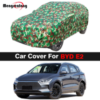 Full Camouflage Waterproof Car Cover For BYD e2 2019-2023 Outdoor Anti-UV Sun Shade Snow Rain Protection Auto Cover Windproof