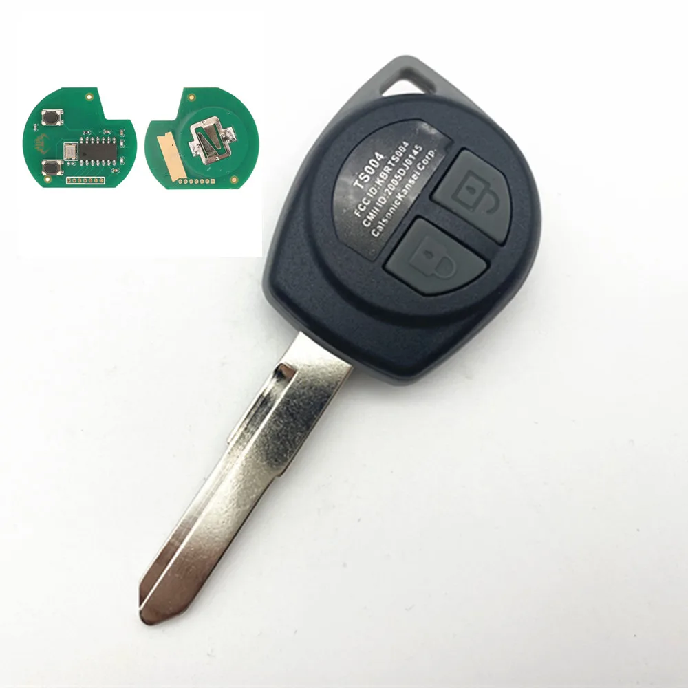 Per Suzuki Swift Sx4 Alto Vitara Ignis Jimny Splash 1 pz/5 pz 2 pulsanti portachiavi a distanza per auto 315/433Mhz ID46 Chip (senza logo)