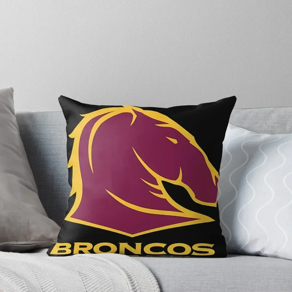

Brisbane Red Stallion LOGO Throw Pillow autumn decoration pillow cover luxury pillowcases for sofa cushions pillow