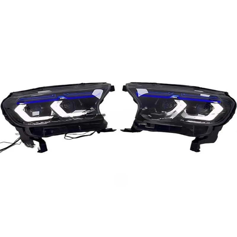 Car led Headlight  for Ford Everest Endeavour Ranger 2016-2021 modified Led Daytime Running Light with dynamic Turn signal