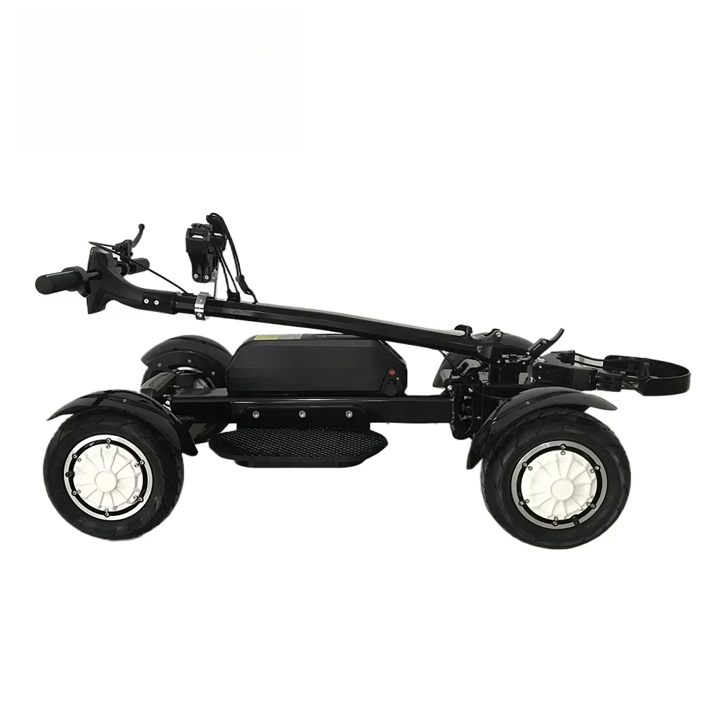 

Folding 4 Wheel Electric Golf Scooter with Bag Holder Cart Scooter Golf Carts Electric