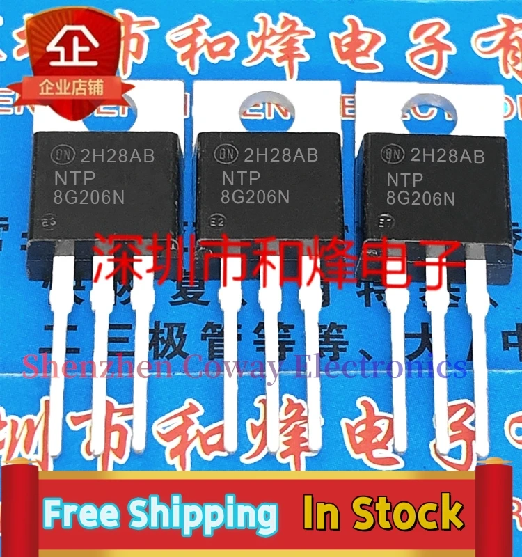 

10PCS-30PCS NTP8G206NG TO-220 MOS 600V 17A In Stock Fast Shipping