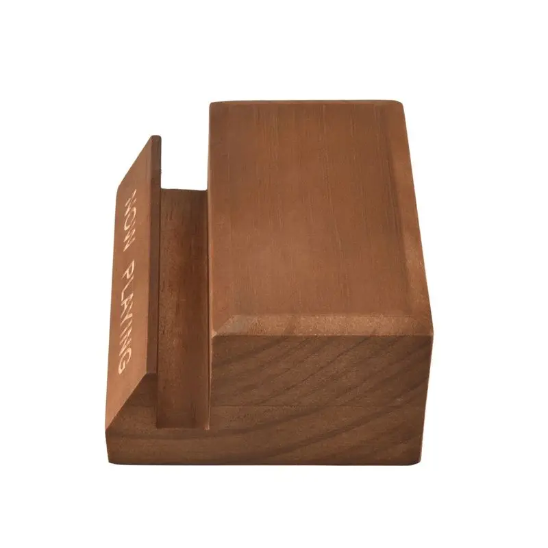 ABGH-CD Record Stand Tabletop Holders Deskop Rack Wood Vinyl LP Music Albums Display Album