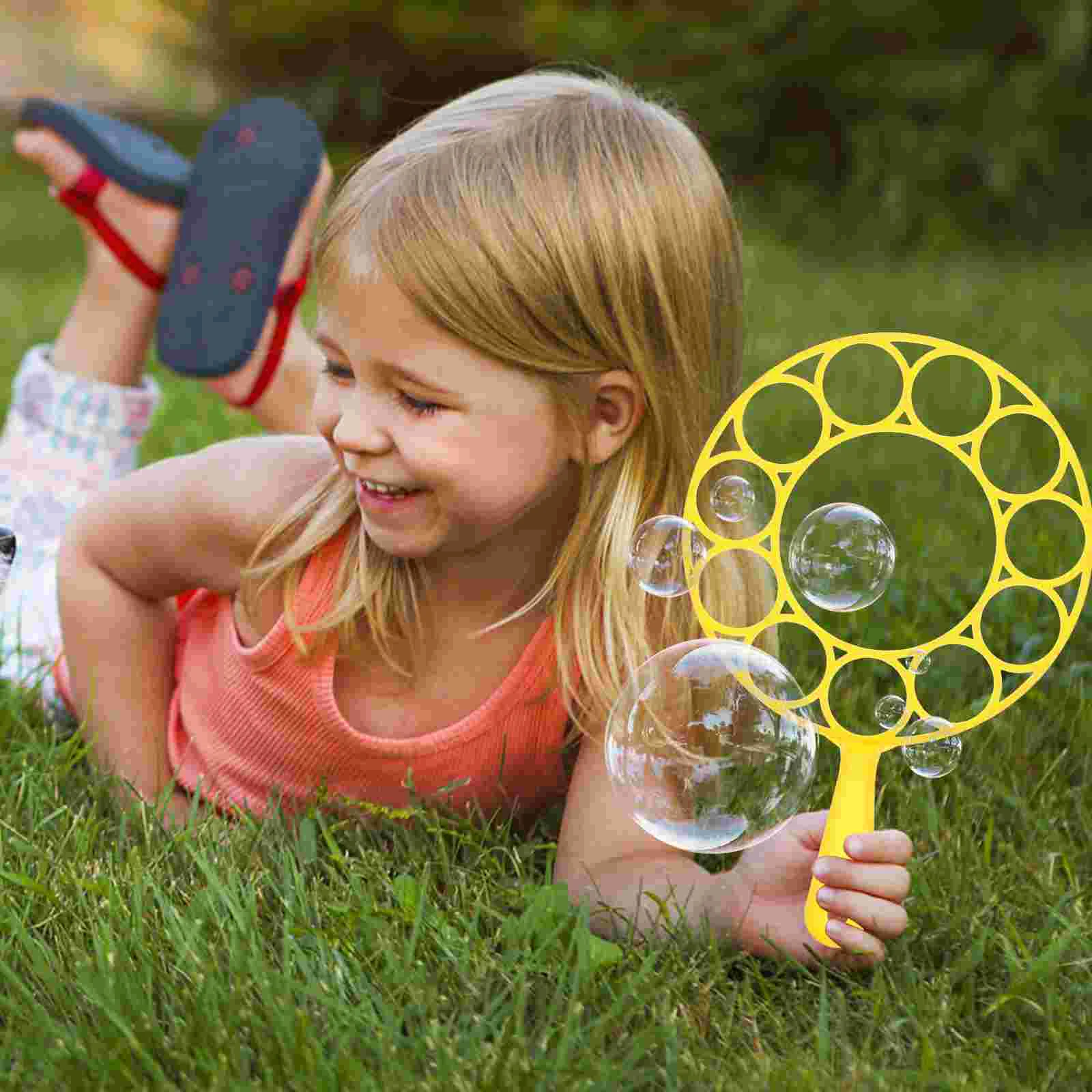 

Bubble Blower Large Maker Blowing Tool Bubbles with Tray Children Toy Kids Wands For Outdoor Abs Machine